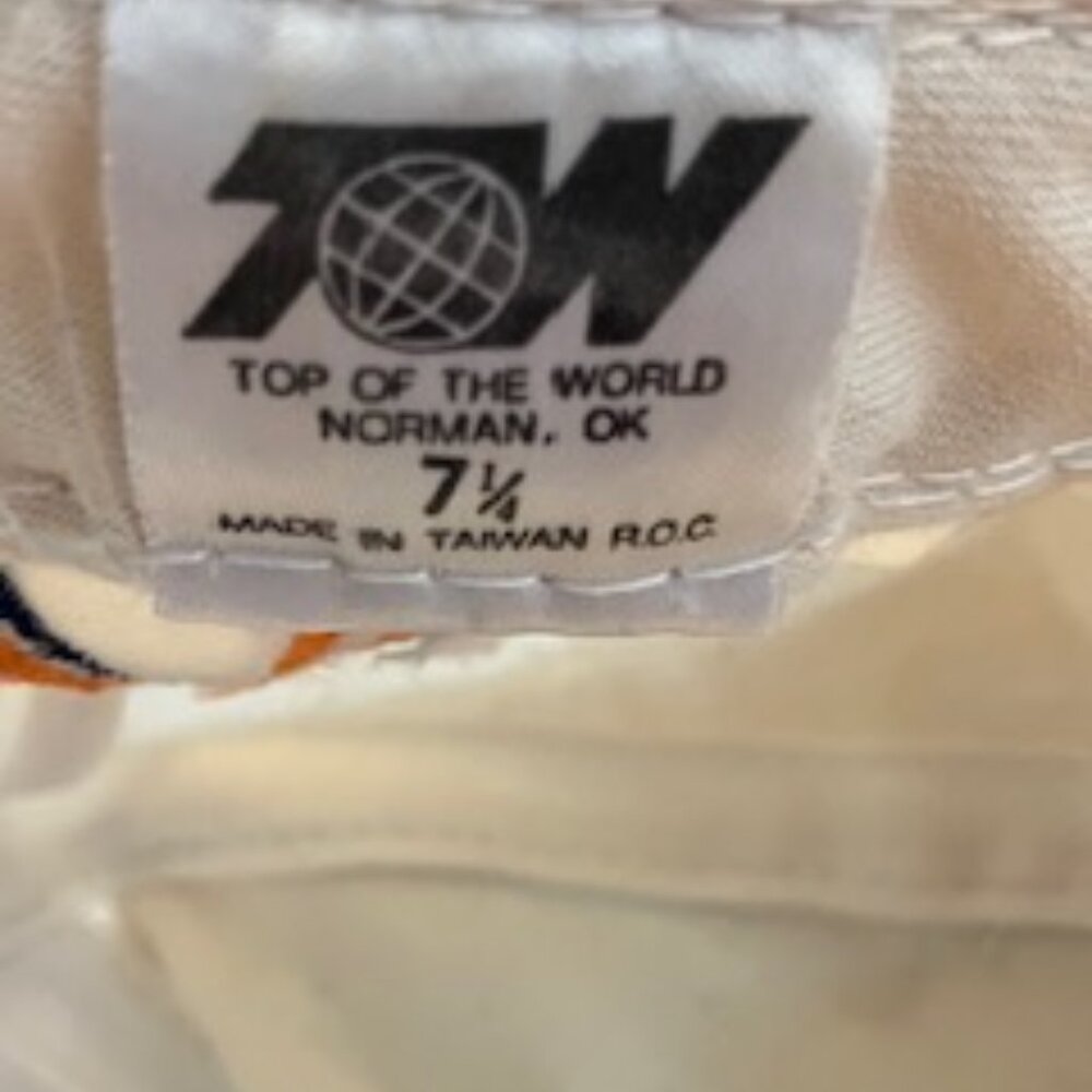 Vintage Top of the World Tennessee Fitted Ball Cap with Logos  Size  7 1/4